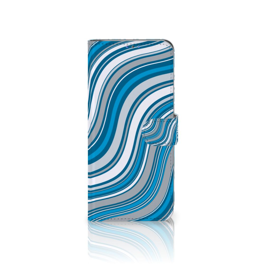 Motorola G8 Power Lite Telefoon Hoesje Waves Blue
