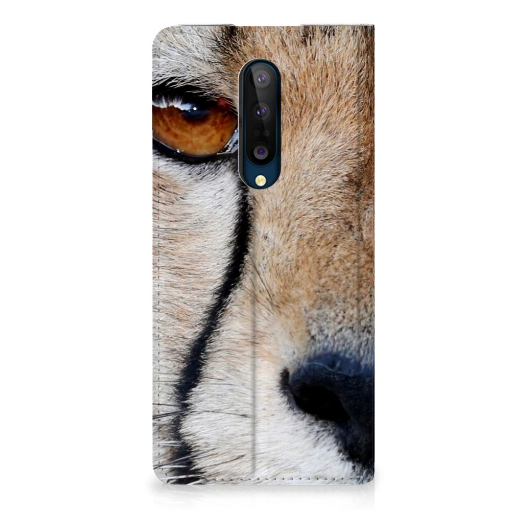 OnePlus 8 Hoesje maken Cheetah met close-up afbeelding van een jachtluipaard