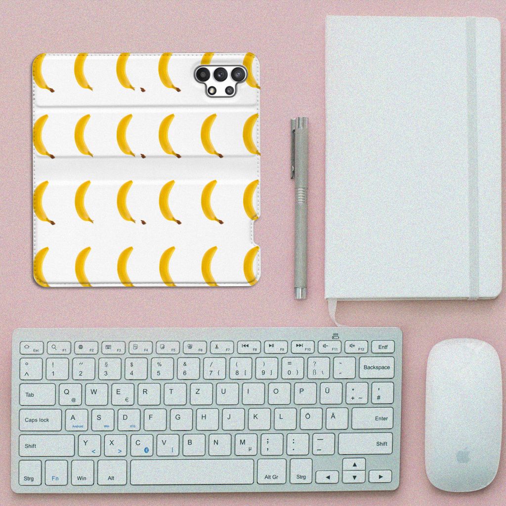 Samsung Galaxy A32 4G | A32 5G Enterprise Editie Flip Style Cover Banana - B2C Telecom
