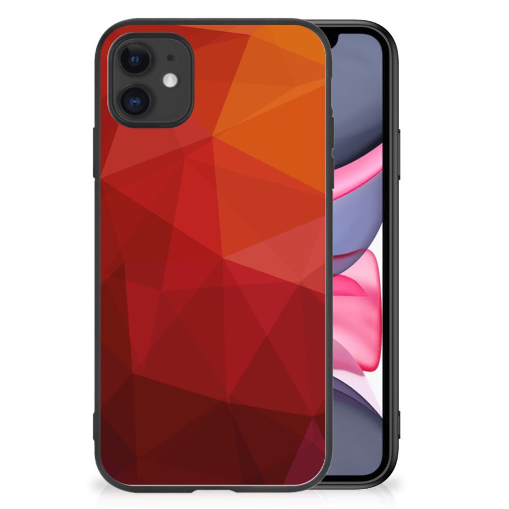 Backcover voor iPhone 11 Polygon Red B2C Telecom