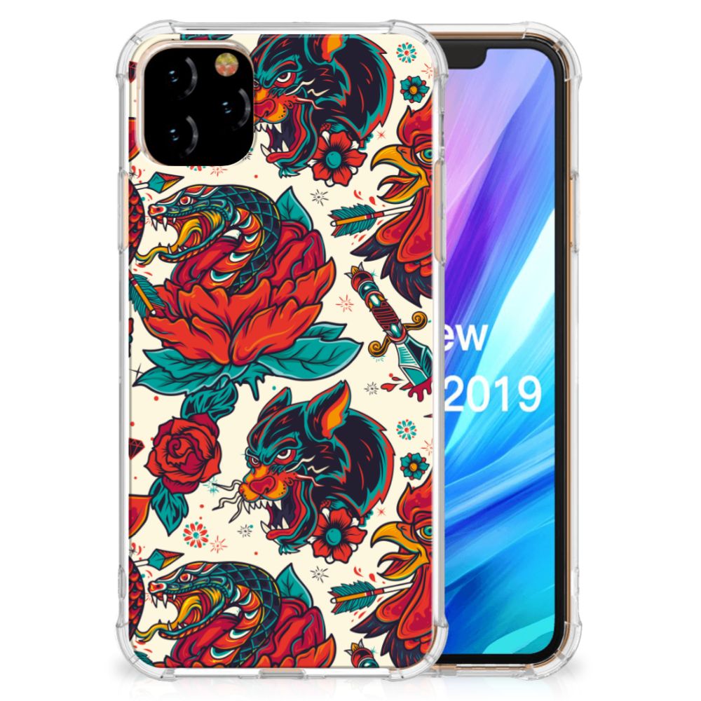 Anti-shock Hoesje met foto voor Apple iPhone 11 Pro Max Old Skool