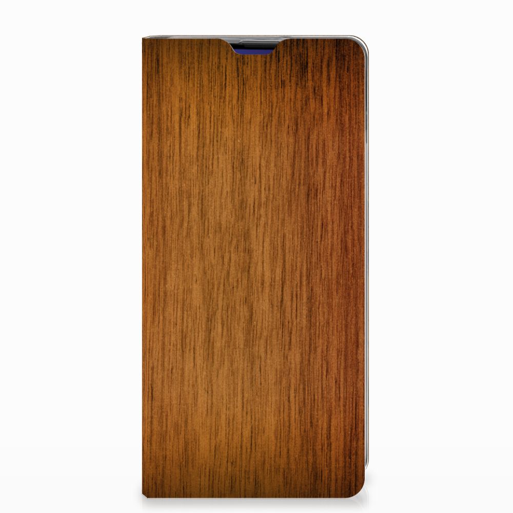 Samsung Galaxy S10 Plus Book Wallet Case Donker Hout