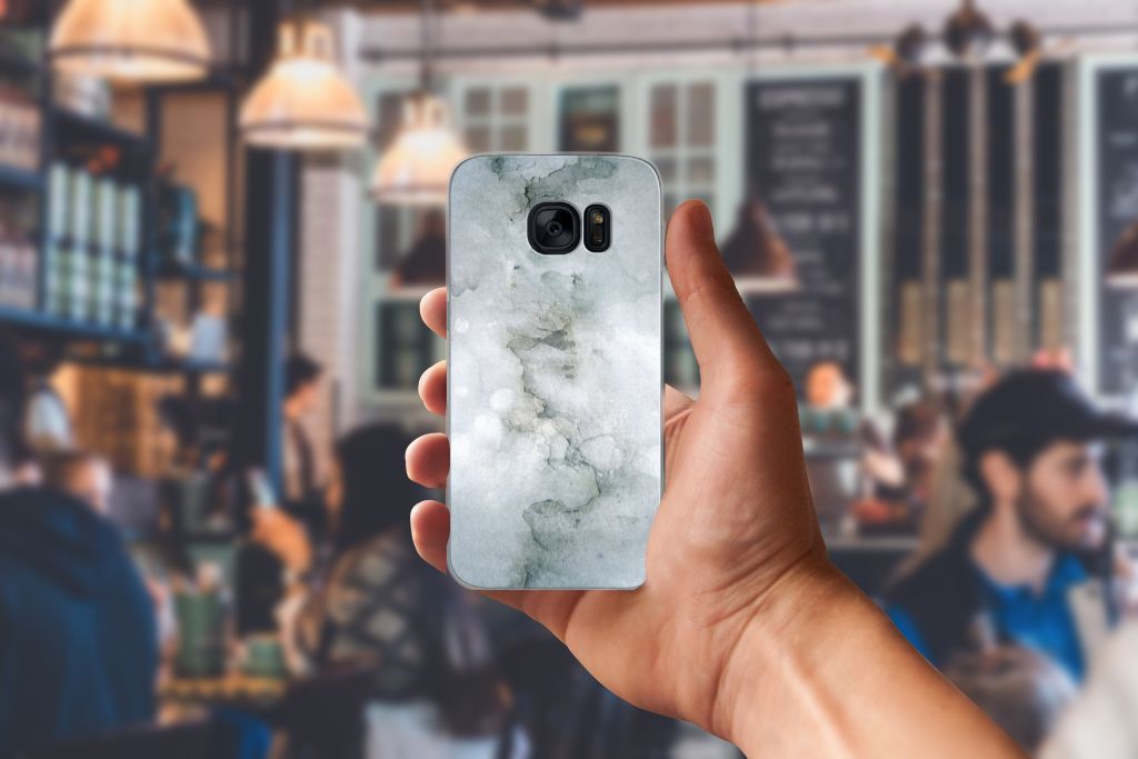 Hoesje maken Samsung Galaxy S7 Painting Grey