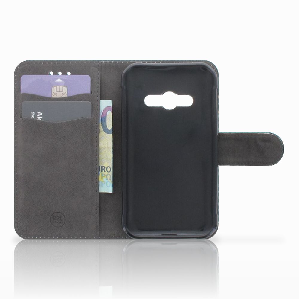 Samsung Galaxy Xcover 3 | Xcover 3 VE Wallet Case met Pasjes Jeans