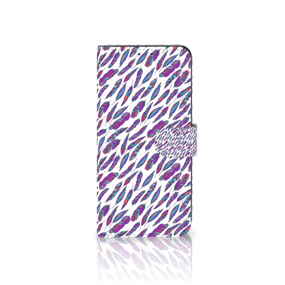 Motorola Moto G22 Telefoon Hoesje Feathers Color
