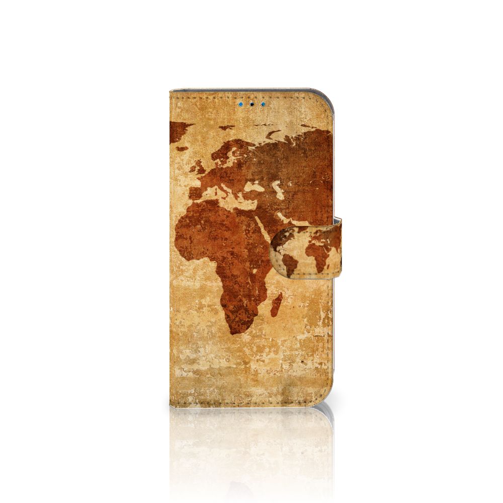 iPhone 14 Pro Flip Cover Wereldkaart