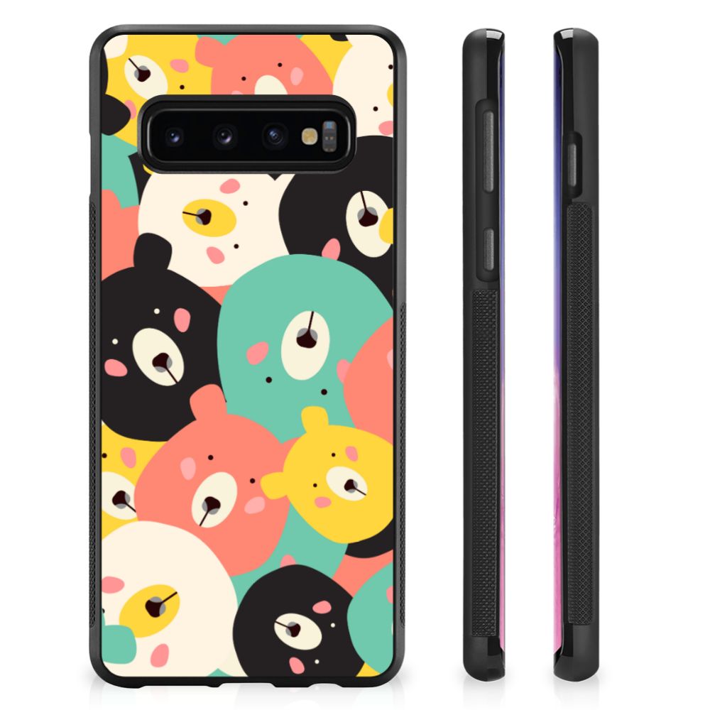 Samsung Galaxy S10+ Bumper Hoesje Bears