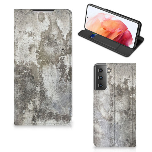 Samsung Galaxy S21 Standcase Beton Print