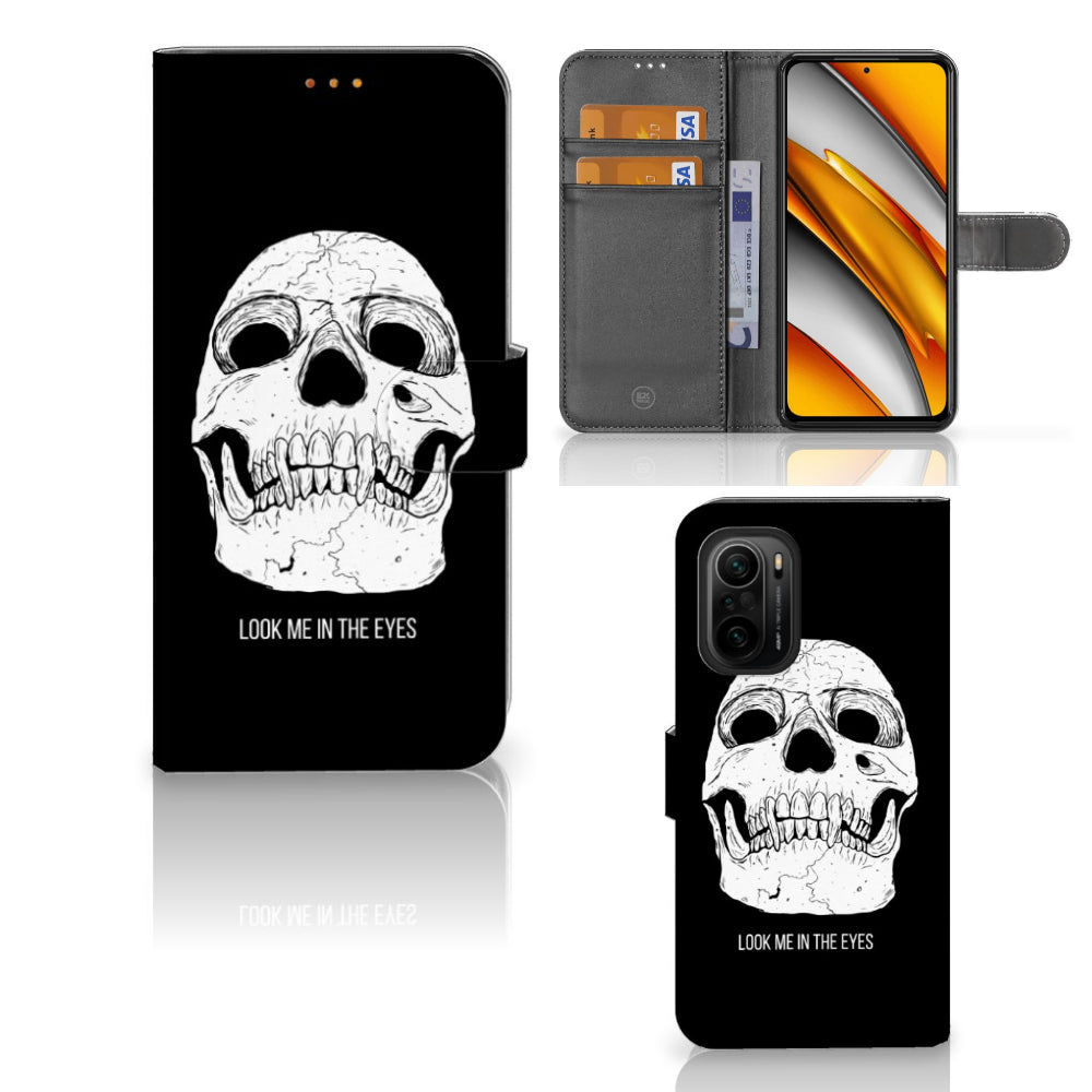 Telefoonhoesje met Naam Poco F3 | Xiaomi Mi 11i Skull Eyes