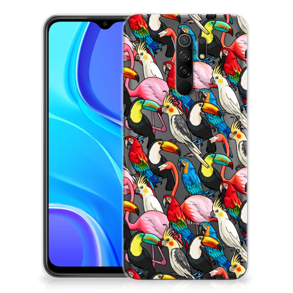 Xiaomi Redmi 9 TPU Hoesje Birds