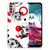 Silicone Back Case Motorola Moto G30 | G10 Skull Red