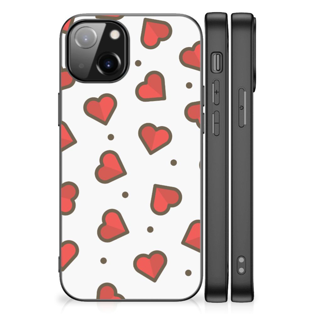 Apple iPhone 13 Back Case Hearts B2C Telecom