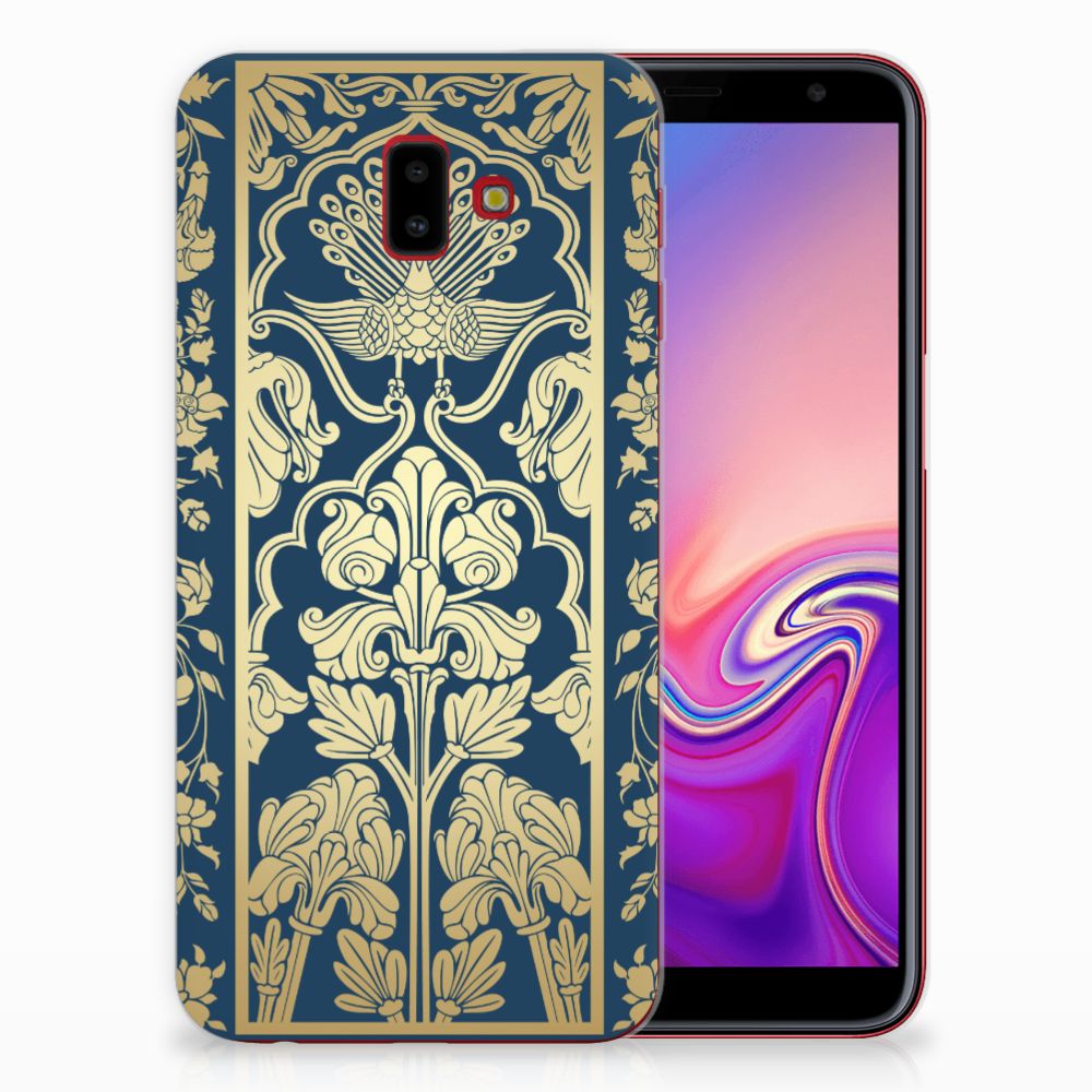 Samsung Galaxy J6 Plus (2018) TPU Case Beige Flowers