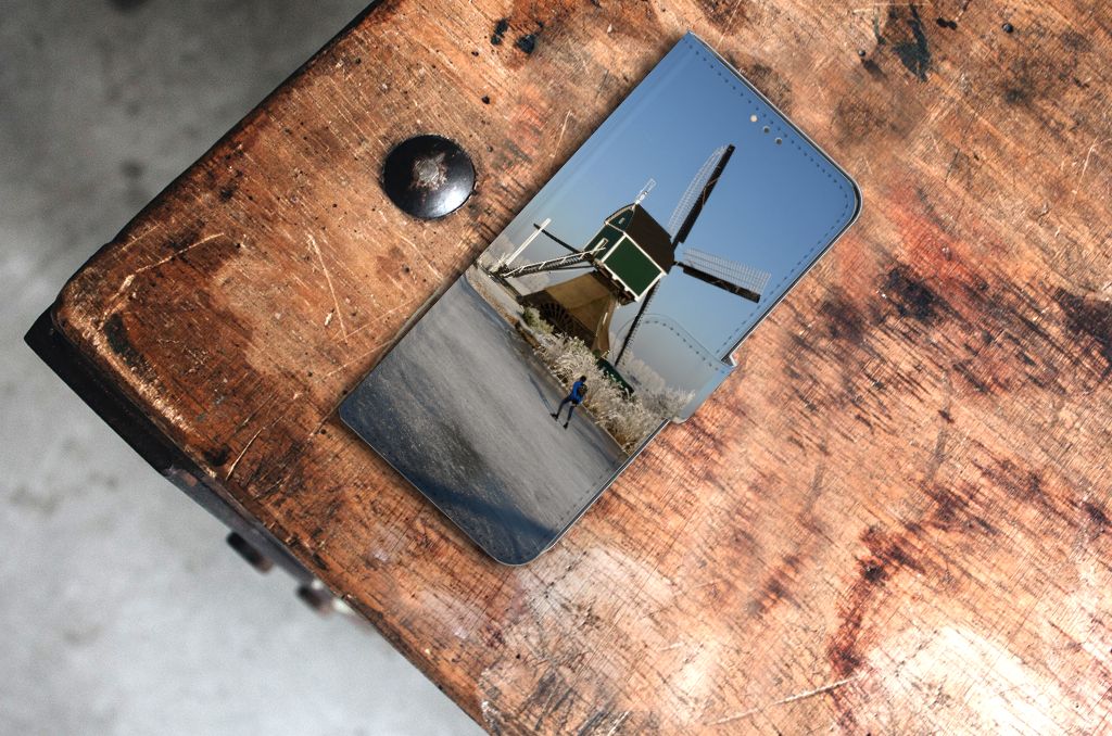 Nokia 5.3 Flip Cover Schaatsers