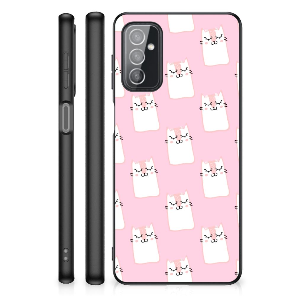 Samsung Galaxy M52 Dierenprint Telefoonhoesje Sleeping Cats B2C Telecom