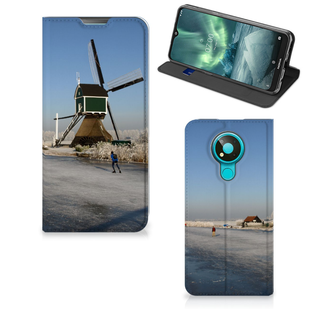 Nokia 3.4 Book Cover Schaatsers - B2C Telecom