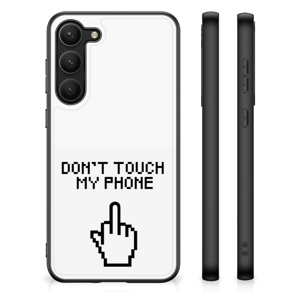 Samsung Galaxy S23 Plus Telefoon Hoesje Finger Don't Touch My Phone B2C Telecom