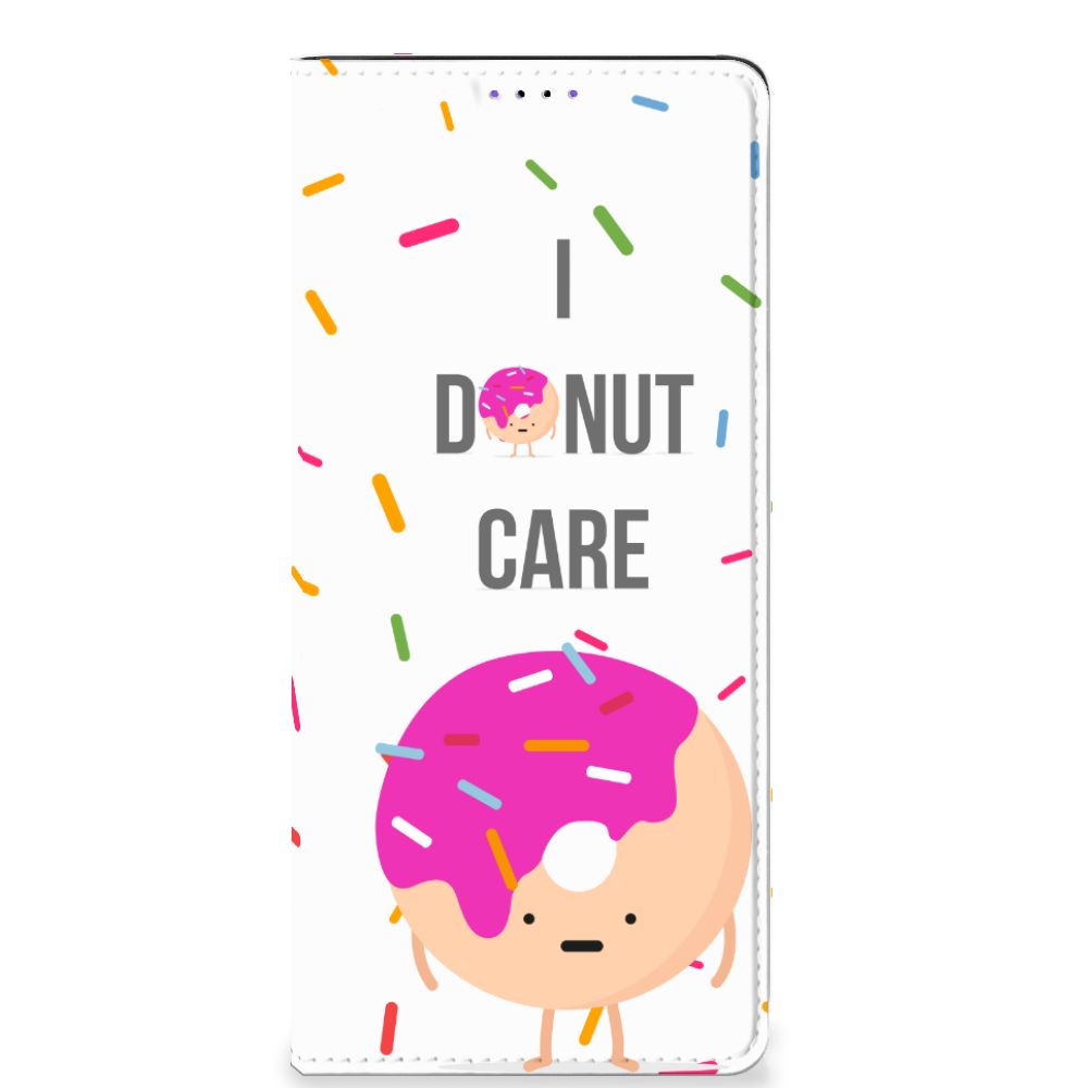 Samsung Galaxy A22 5G Flip Style Cover Donut Roze - B2C Telecom