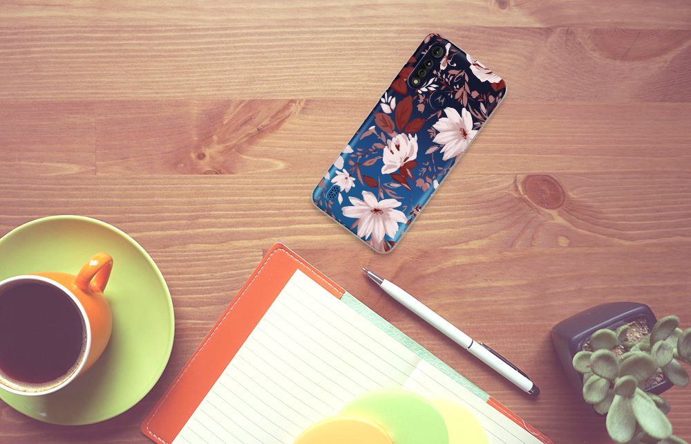 Hoesje maken Motorola Moto G8 Power Lite Watercolor Flowers