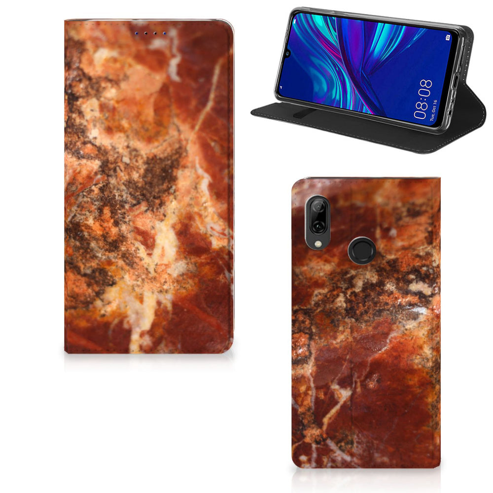 Huawei P Smart (2019) Standcase Marmer Bruin