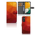 Book Case voor Samsung Galaxy A14 5G Polygon Red met abstracte kleuren in rood en oranje
