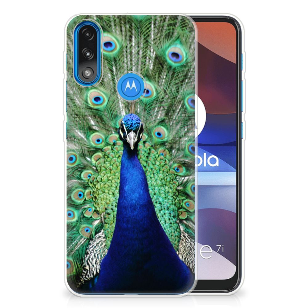 Motorola Moto E7/E7i Power TPU Hoesje Pauw