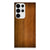 Samsung Galaxy S23 Ultra Bumper Hoesje Donker Hout