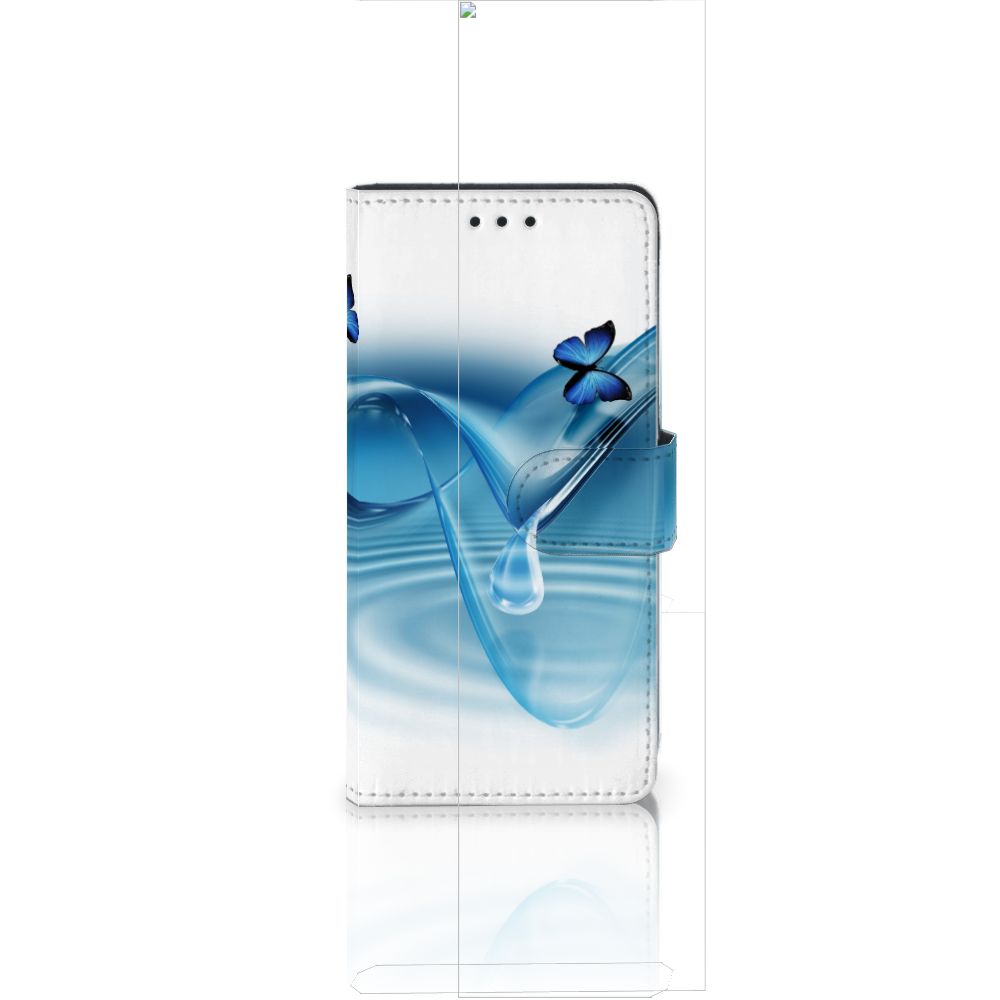 Huawei Ascend P8 Lite Telefoonhoesje met Pasjes Vlinders