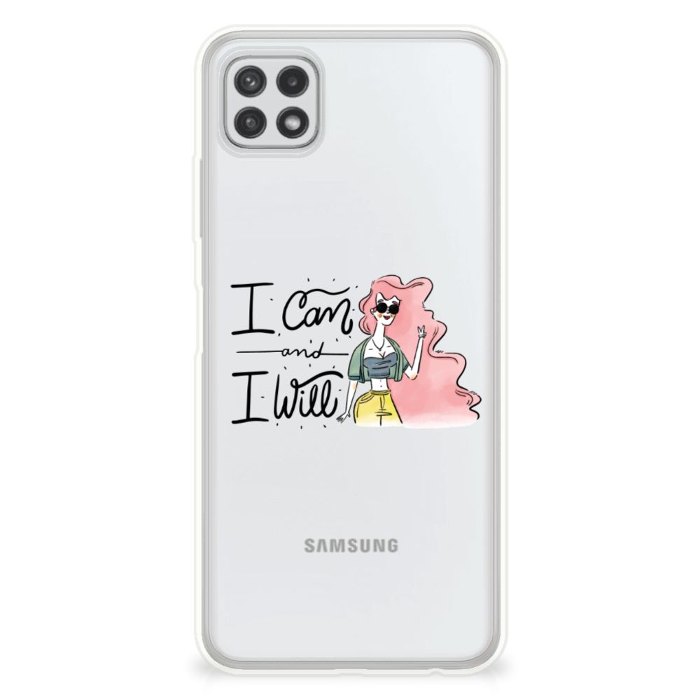 Samsung Galaxy A22 5G Telefoonhoesje met Naam i Can B2C Telecom