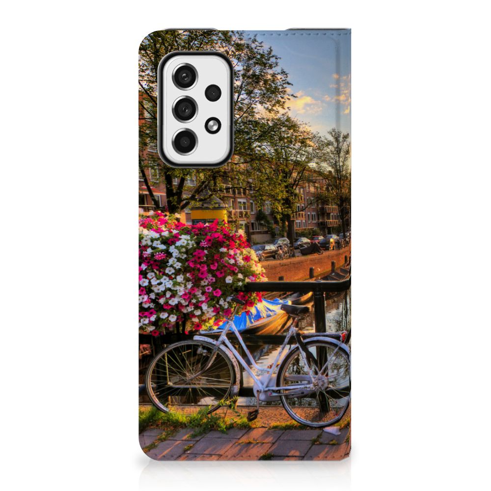 Samsung Galaxy A73 Book Cover Amsterdamse Grachten - B2C Telecom