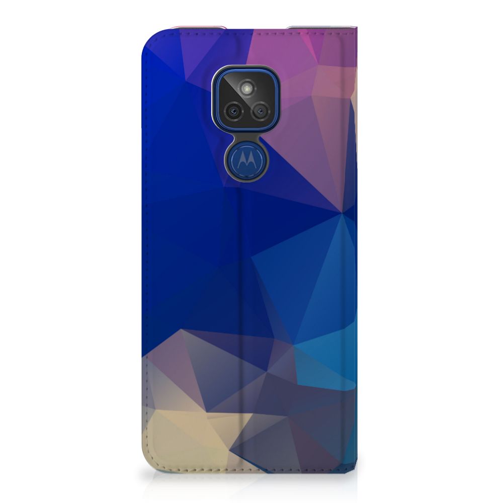 Motorola Moto G9 Play Stand Case Polygon Dark - B2C Telecom