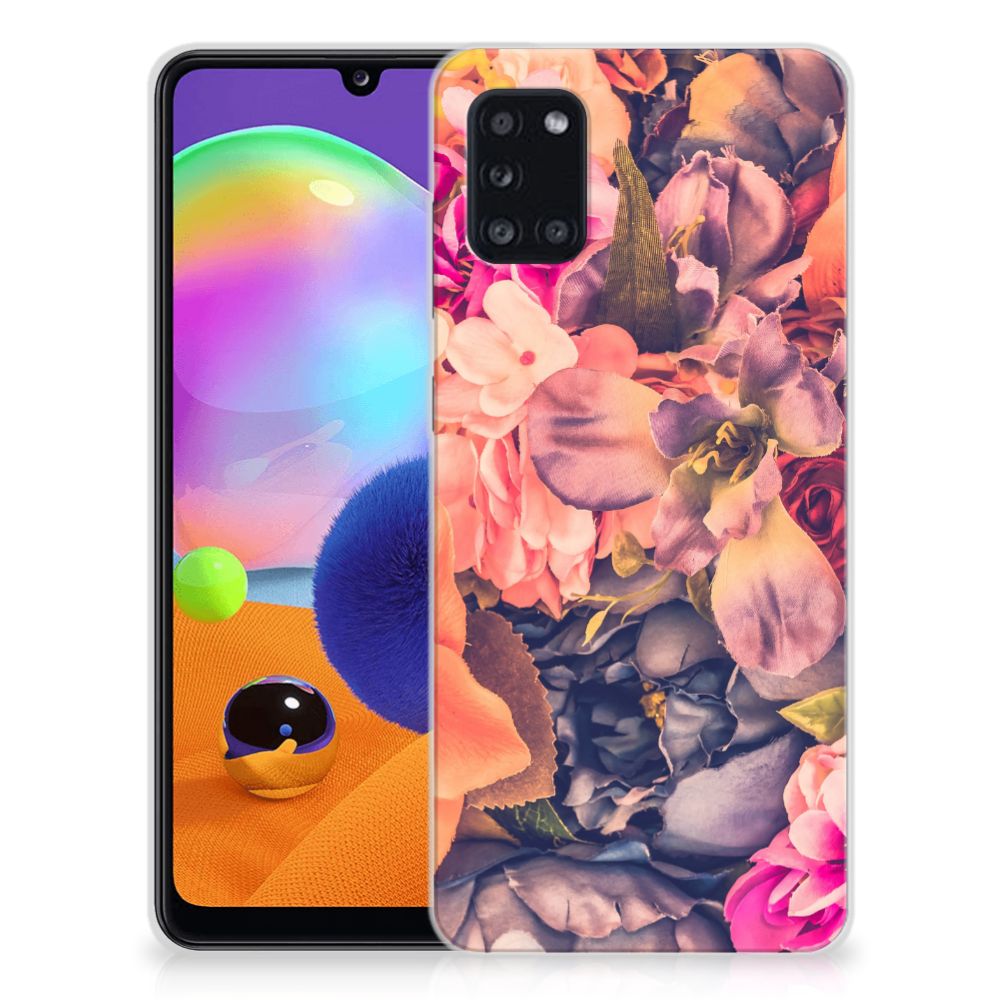 Samsung Galaxy A31 TPU Case Bosje Bloemen