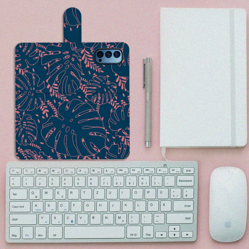 OPPO Reno 4 Pro 5G Hoesje Palm Leaves