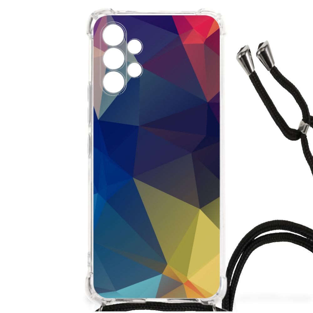 Samsung Galaxy A13 4G Shockproof Case Polygon Dark B2C Telecom