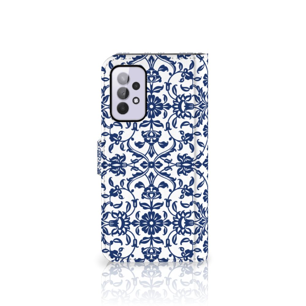 Samsung Galaxy A33 5G Hoesje Flower Blue