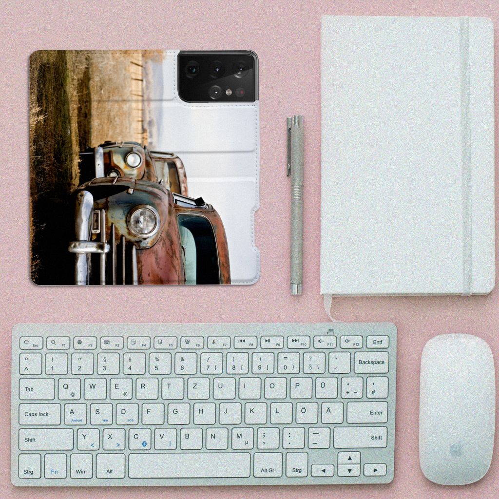 Samsung Galaxy S21 Ultra Stand Case Vintage Auto - B2C Telecom