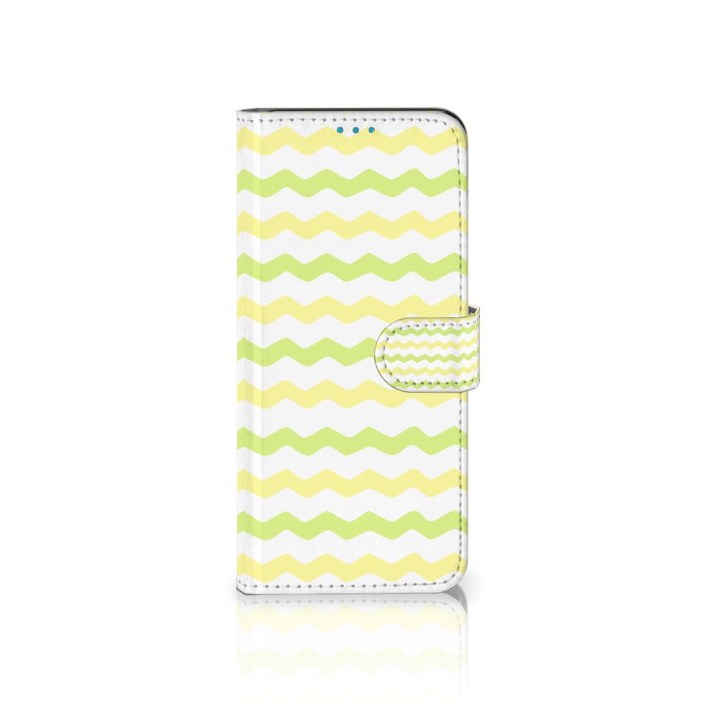 Samsung Galaxy A73 5G Telefoon Hoesje Waves Yellow