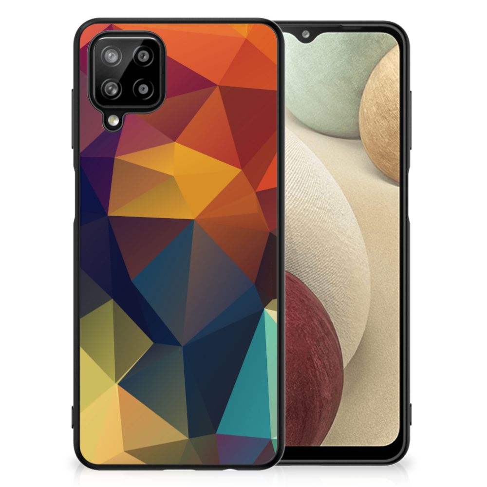 Samsung Galaxy A12 Backcover Polygon Color