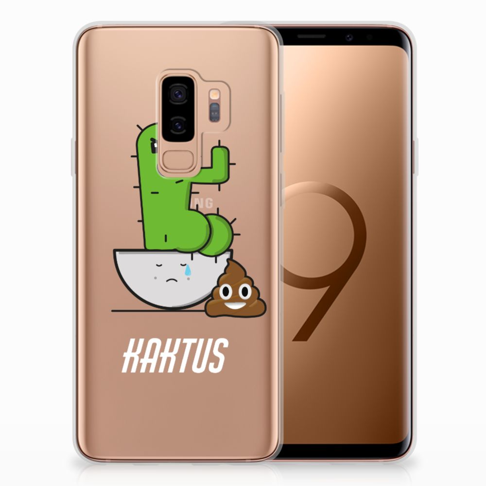 Samsung Galaxy S9 Plus Telefoonhoesje met Naam Cactus Poo