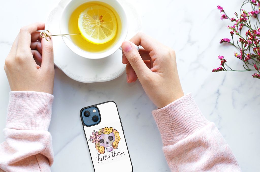 Telefoonhoesje Apple iPhone 13 mini Boho Skull B2C Telecom