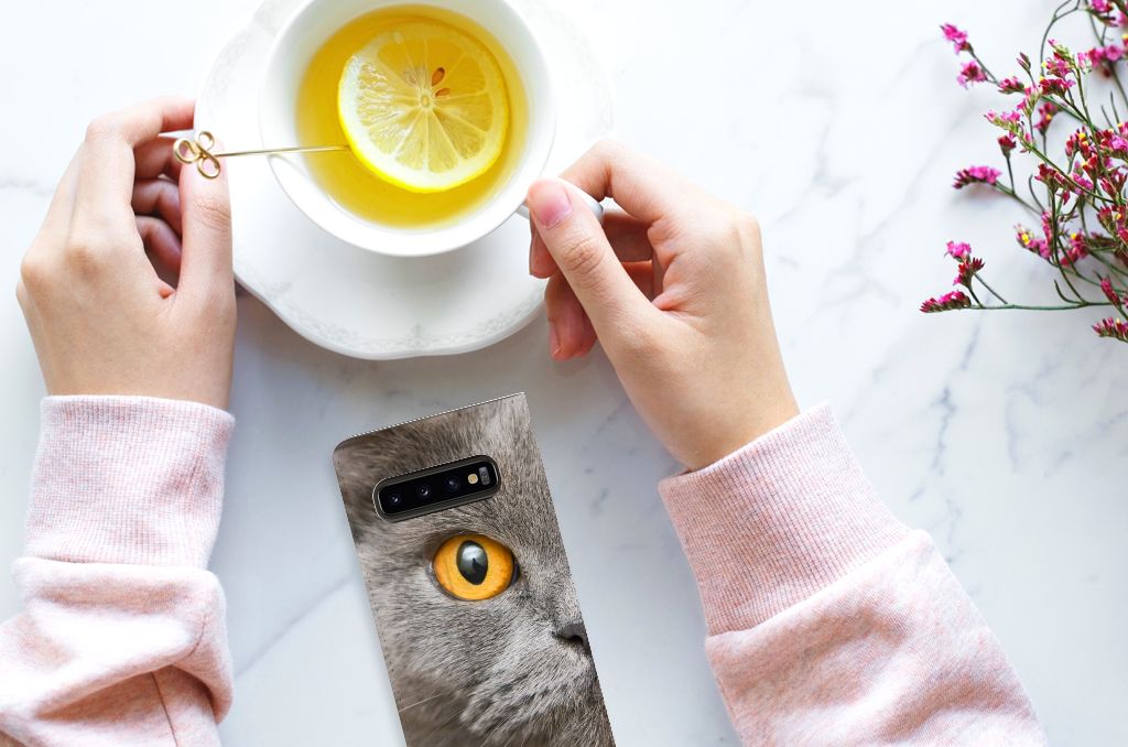 Hoesje maken Samsung Galaxy S10 Britse Korthaar