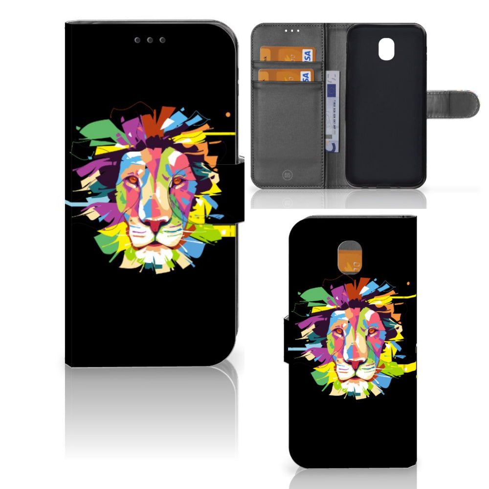 Samsung Galaxy J5 2017 Leuk Hoesje Lion Color