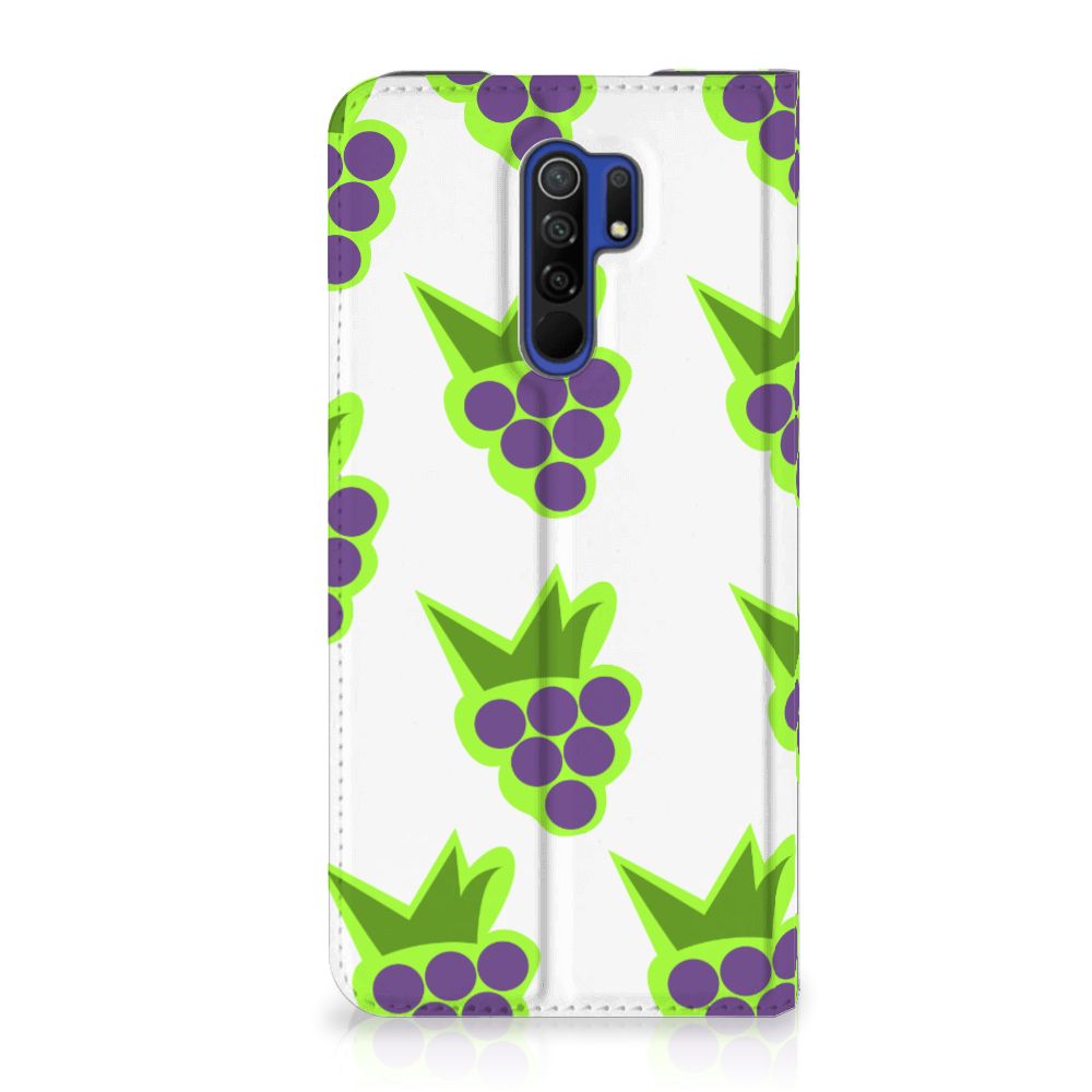 Xiaomi Redmi 9 Flip Style Cover Druiven - B2C Telecom