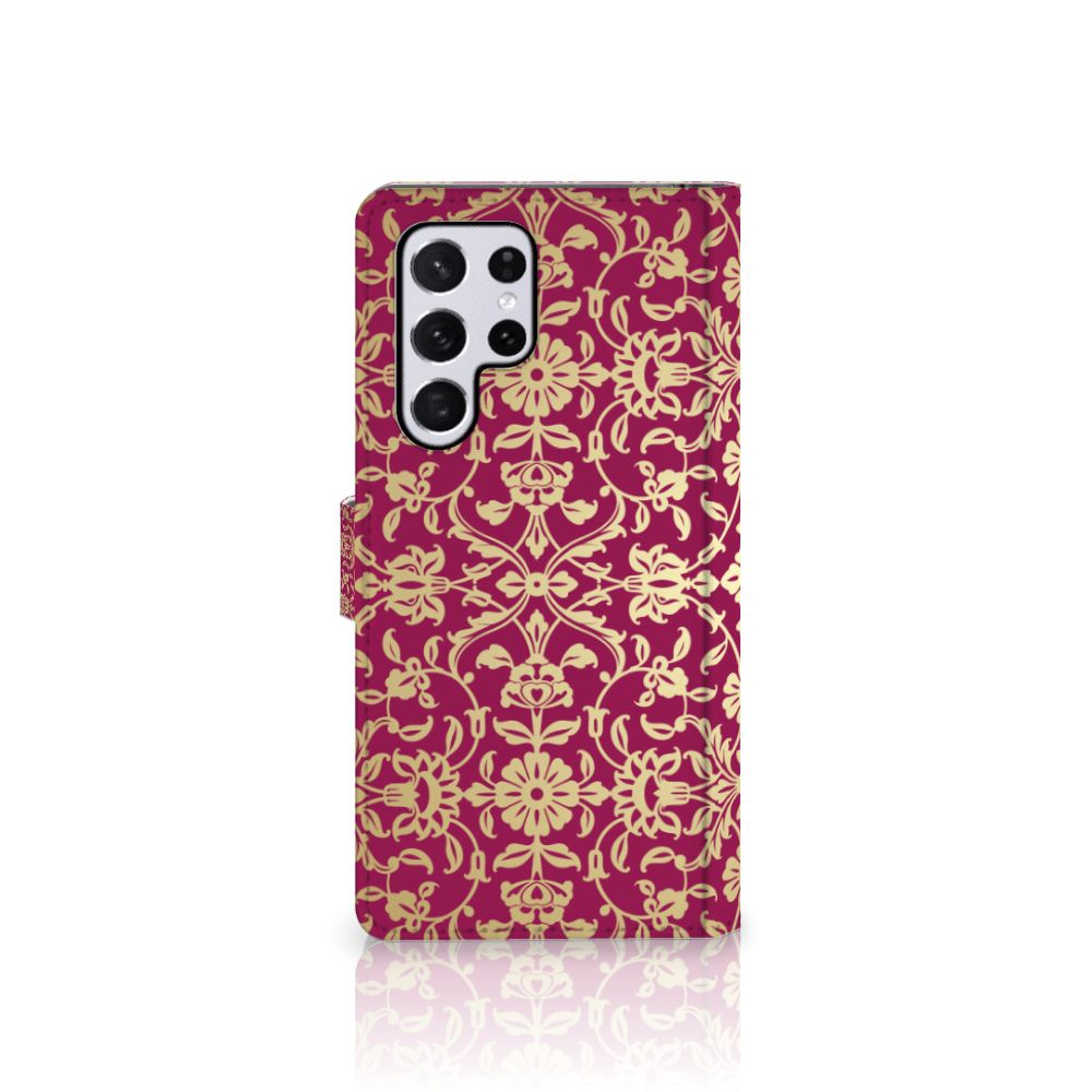 Wallet Case Samsung Galaxy S22 Ultra Barok Pink