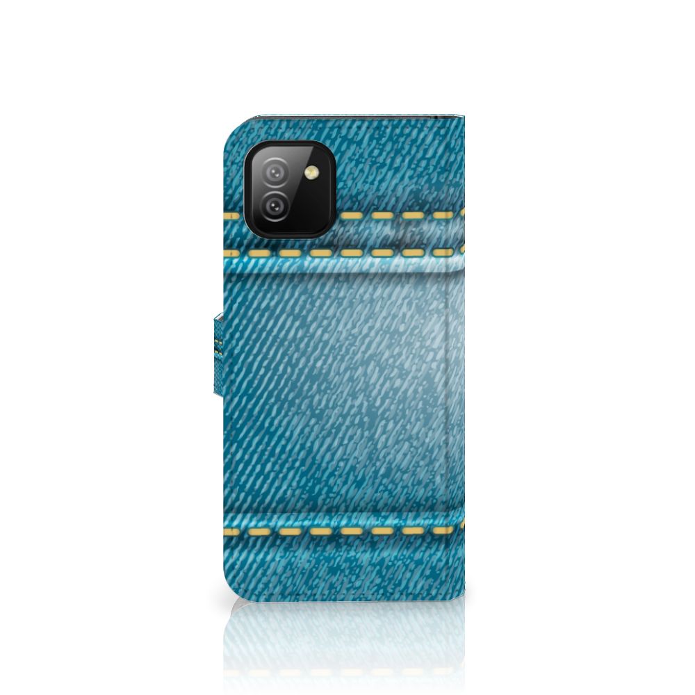 Samsung Galaxy A03 Wallet Case met Pasjes Jeans