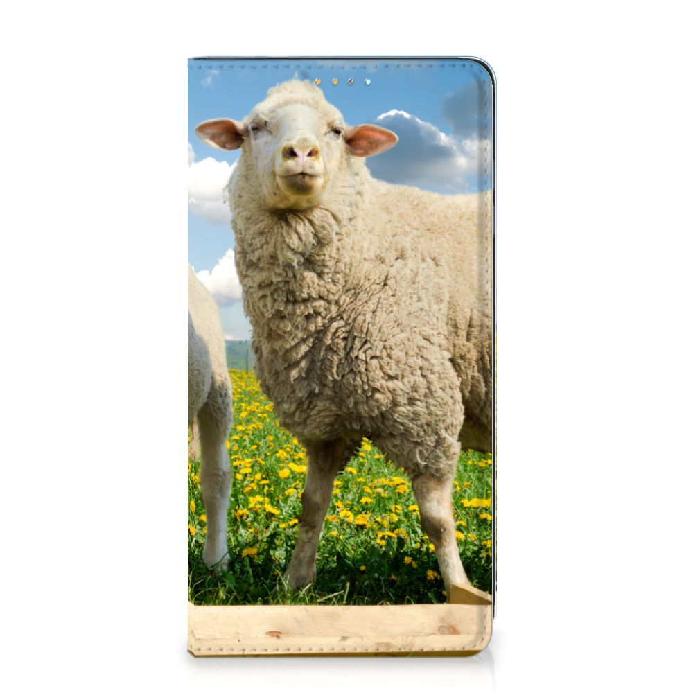 Samsung Galaxy A32 4G | A32 5G Enterprise Editie Hoesje maken Schaap en Lammetje - B2C Telecom