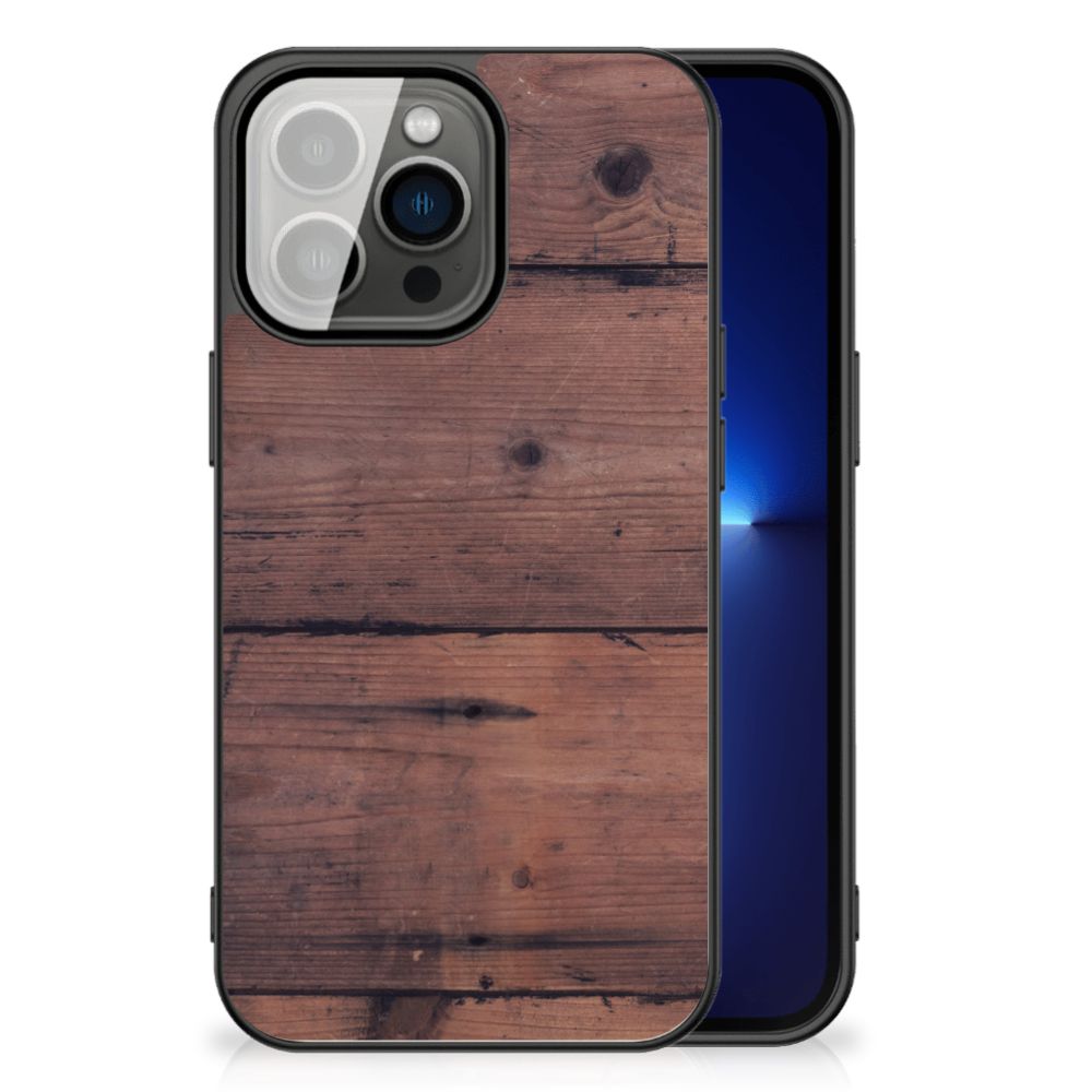 iPhone 13 Pro Houten Print Telefoonhoesje Old Wood B2C Telecom