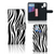 Samsung Galaxy M31 Telefoonhoesje met Pasjes Zebra