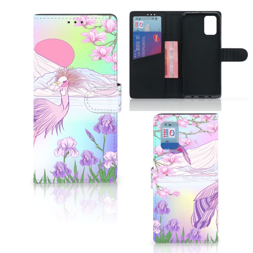 Samsung Galaxy A02s | M02s Telefoonhoesje met Pasjes Bird
