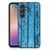 Samsung Galaxy A54 Houten Print Telefoonhoesje Wood Blue